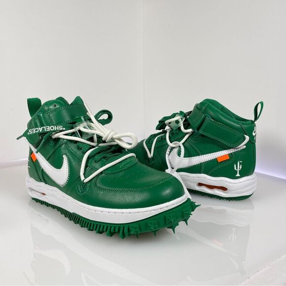 Nike Air Force Mid SP Leather Pine Green/White Shoes DR0500-300